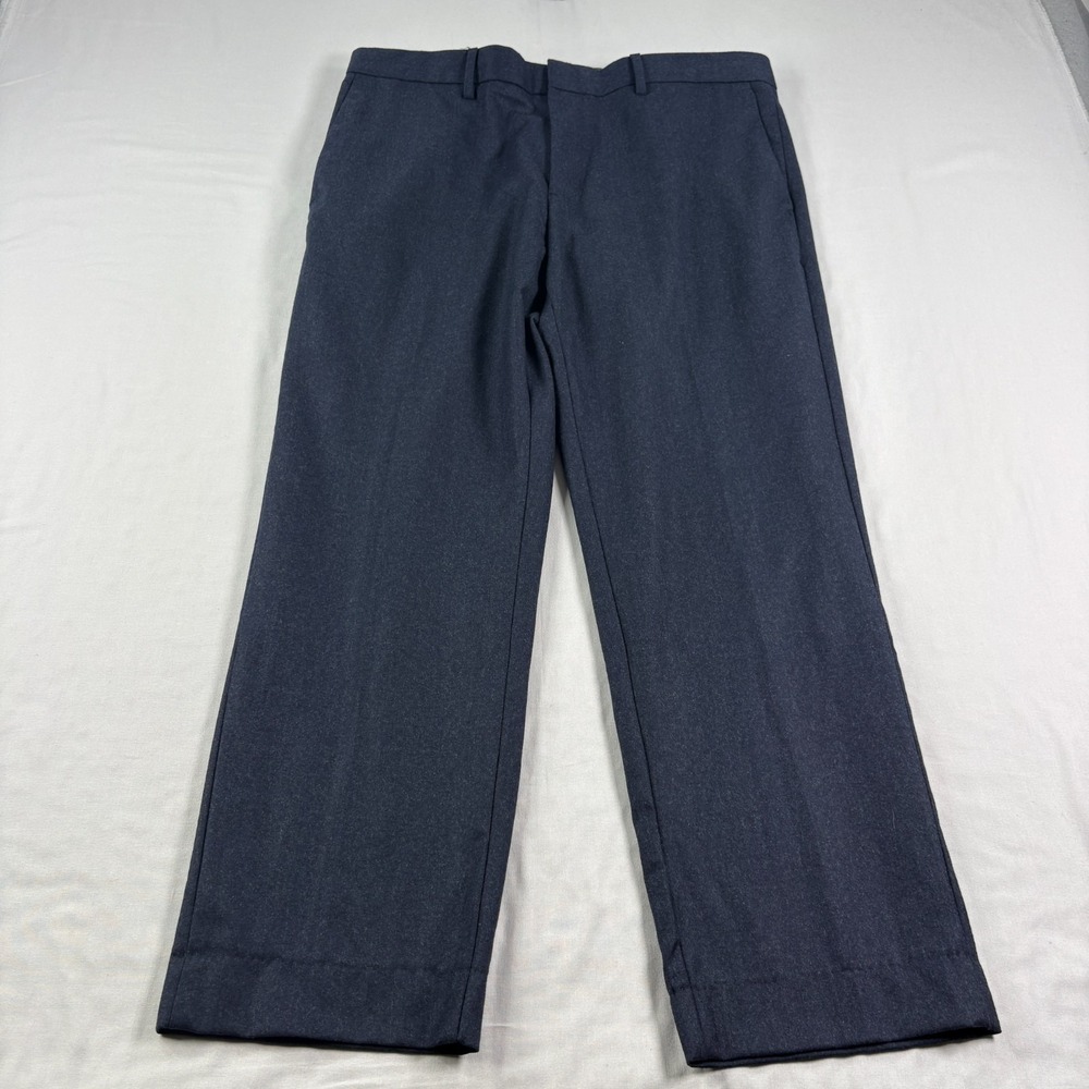 Banana Republic Wool Pants Mens 34x28 Blue Vitale Barberis Canonico Tapered Fit